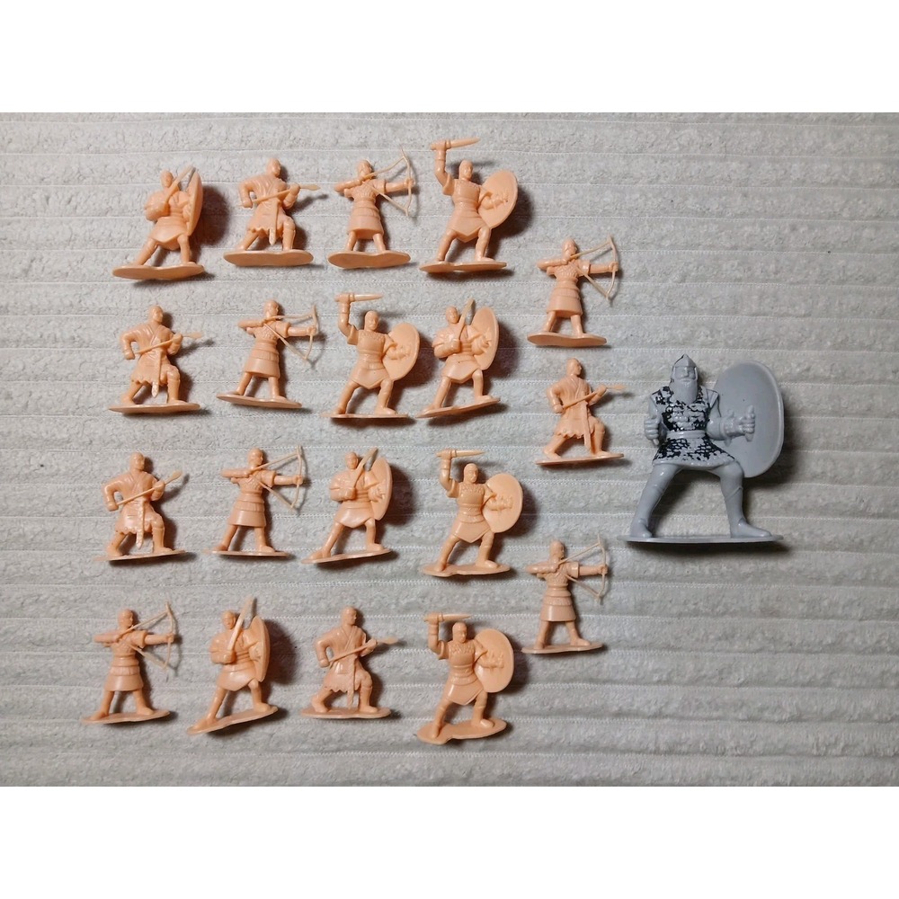Chariot Israelites - 19 In 4 Different Poses 2" plastic toy soldiers  1 Goliath
